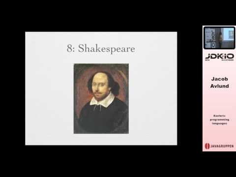 JDK IO 2016 - Jacob Avlund - Esoteric programming languages