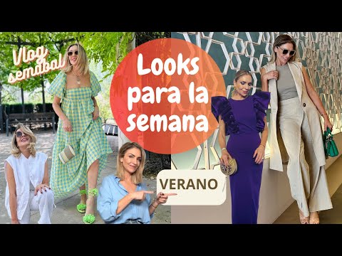 7 OUTFITS PARA EL DÍA A DÍA ACTUALES DE VERANO /Vlog semanal muy variado (Tu asesora de imagen)