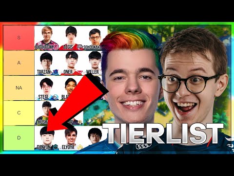 The OFFICIAL jungler tierlist of #Worlds2021 ft. Pabu & Zanzarah