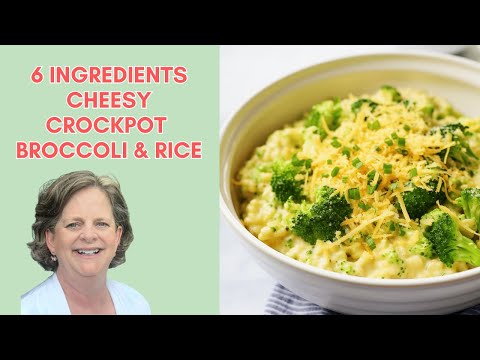 Only 6 Ingredients For This Cheesy Broccoli Rice!