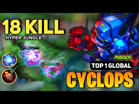 HYPER CARRY! Cyclops Best Build 2023 [ Cyclops Top 1 Global Gameplay ] By Pharaoh - Mobile Legends