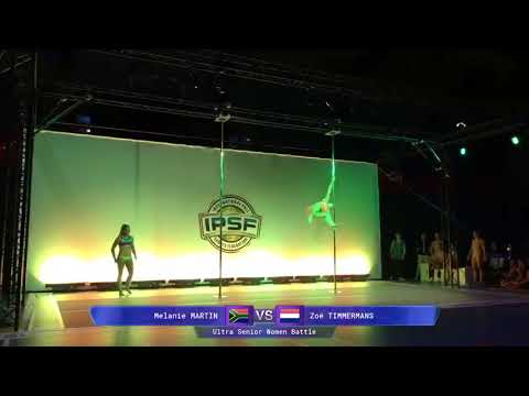 Women’s Battle 1 Melanie Martin & Zoe Timmermans - 2017 World Ultra Pole Championships