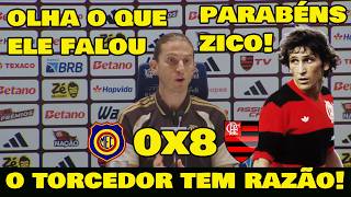 VEJA COMO FOI A ÚLTIMA ENTREVISTA DE FILIPE LUÍS NO FLAMENGO - FLAMENGO 8x0 MADUREIRA