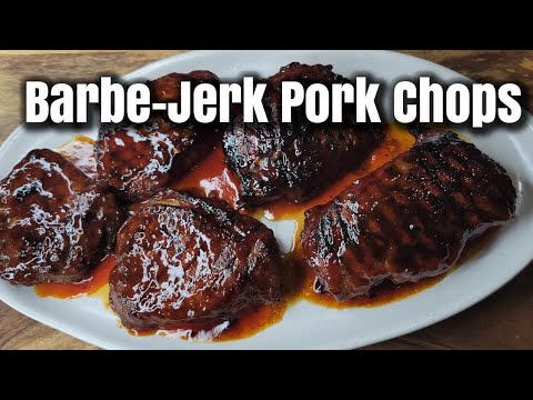 Barbe-Jerk Oven Pork Chops