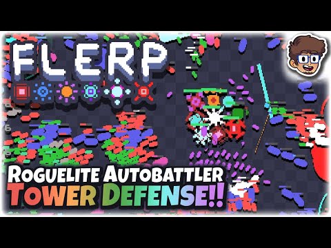 New Roguelite Tower Defense Autobattler! | Let's Try FLERP