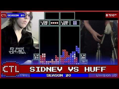 [ONE MORE TETRIS WILL DO IT] CTL Season 20 Division 1B - Sidnev vs. Huff