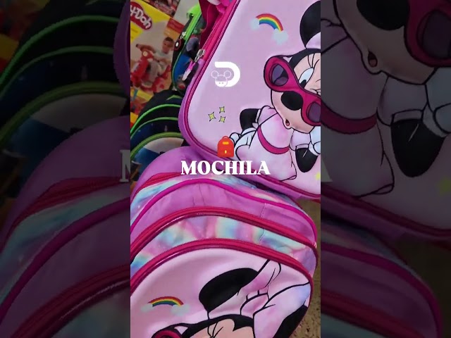 Vídeo relacionado con MARUKATSU Minnie Mouse Set Mochila Infantil, Sandwichera infantil y Botella escolar - Pack Diseño Colorido | Mochila Escolar 31x25x11cm Niño Niña de 3 a 8 Años | Material Escolar Vuelta al Cole