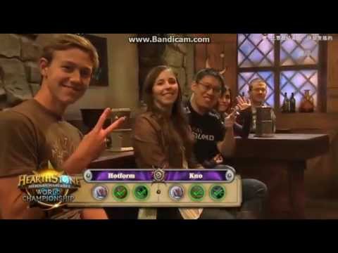 【Heart Stone】炉石传说国际赛半决赛 Hotform vs Kno(Canada vs Japan） #part 5 (last round)