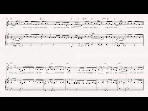 Horn - Never Gonna Leave You - Adele Sheet Music, Chords, & Vocals