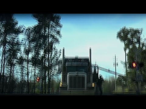 Cell Phone Footage Shows Semi-Truck Hit by Train