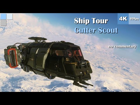 Ship Tour - Drake Cutter Scout - Star Citizen Alpha 3.21 - Relaxing [4K 60fps]