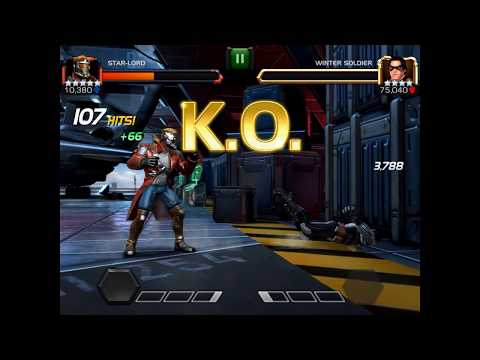 Marvel contest of champions: My first 5* to rank 4 Star lord rank up and testing!!