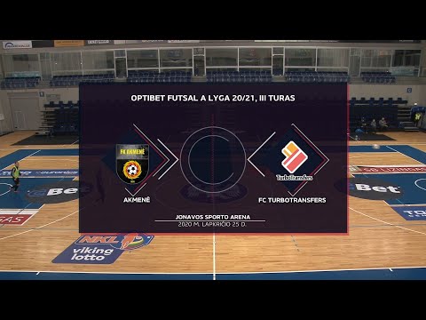 Optibet Futsal A Lyga | Akmenė - FC Turbotransfers | Rungtynių Santrauka |