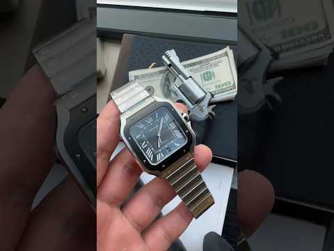 CARTIER Santos de Cartier Grey Dial