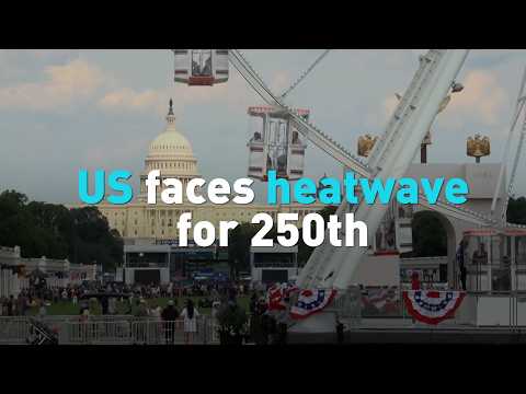 U.S. facing extreme weather, heat in time for 250th celebrations