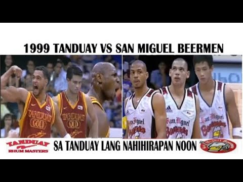 PBA THROWBACK | KAY SONNY ALVARADO AT TANDUAY LANG NAHIHIRAPAN NOONG ANG SMB | 1999 GOVS CUP