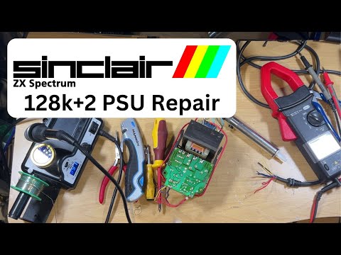 Sinclair Spectrum 128K +2 Power Supply Repair... To test a 128K +3