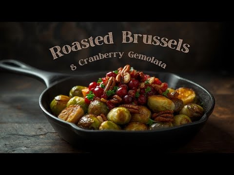 Roasted Brussels Sprouts with Brown Butter & Cranberry Gremolata | Not Your Grandma’s Veggies!