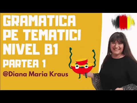 Gramatica limbii germane pe tematici | NIVEL B1 | Partea întâi | Limba germana pentru romani