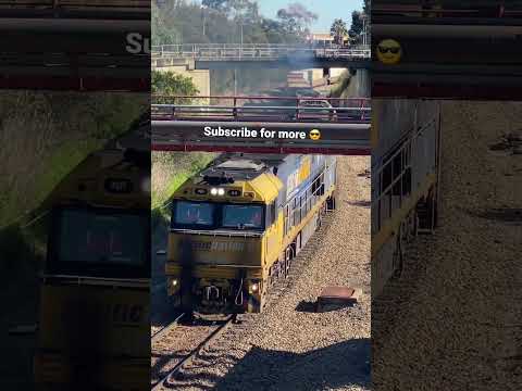 TRAINS Pacific National 7PM5 departs Keswick