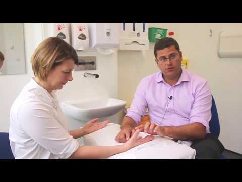 How to carry out a hand examination for Carpal Tunnel Syndrome - The Royal Orthopaedic Hospital