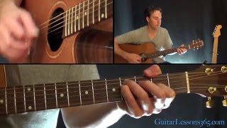 High and Dry Guitar Lesson - Radiohead - Acoustic