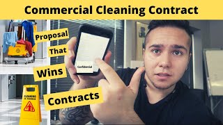 How to make a Cleaning Contract Proposal To close more Commercial Cleaning Contracts Clients