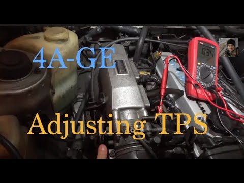 Toyota 4AGE : How to adjust the TPS / Throttle Position Sensor (AE86)