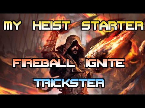 Flame Wall OP? Fireball Ignite Trickster Build Plans - My Starter for Heist - Path of Exile 3.12