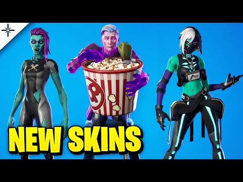 ALL NEW FORTNITE SKINS & COSMETICS (Zombie Superheroes, Kernel Poppy...)