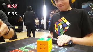 (DOUBLE PR) 9.08 official 3x3 average with 6.88 single