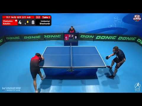 19:00 Vladyslav Kaluhin 2 - 3 Liubomyr Sheshurak West 3 WIN CUP 12.10.2022 | TABLE TENNIS WINCUP