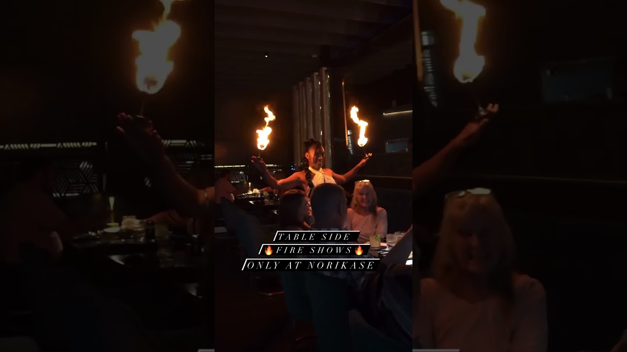 Promotional video thumbnail 1 for Table Side Fire Eating Shows