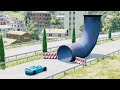 Mobil vs Pipes - BeamNG Drive
