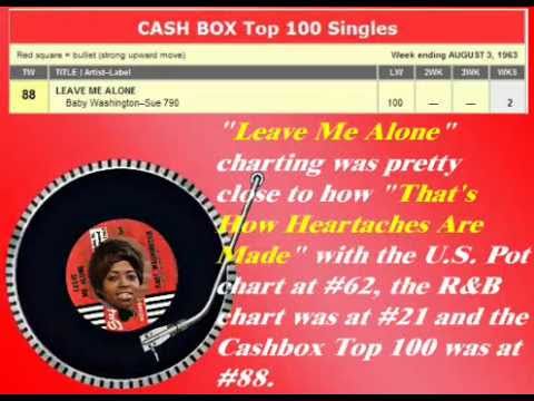 Baby Washington - Leave Me Alone (June 1963)