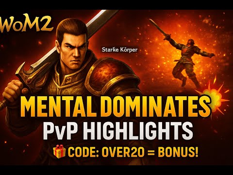 WoM2 PvP Highlights 💥 | Mental Krieger zerstört im Gildenkrieg! (Oldschool Metin2 Action 2025)