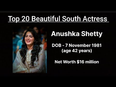 Top 20 Beautiful 😍 South Indian actress_💃Real Age. Date_of_Birth. Neth-Worth_#actress_new_video