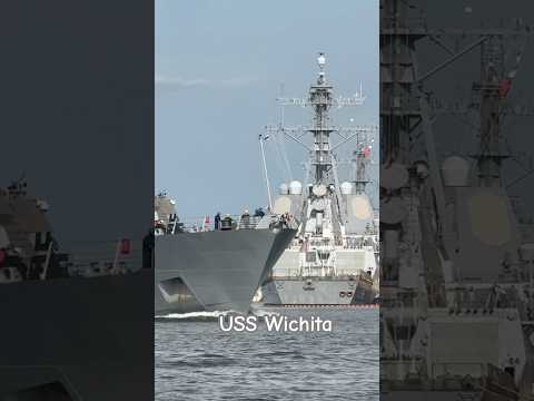 USS Wichita headed to sea #usnavy #warships