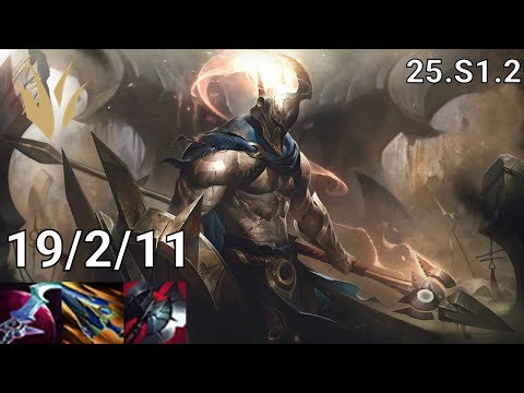 Pantheon Jungle vs Kayn - EUW Master | Patch 25.S1.2