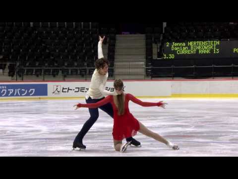 2016 ISU Junior Grand Prix - Tallinn - Free Dance - Jenna HERTENSTEIN / Damian BINKOWSKI POL