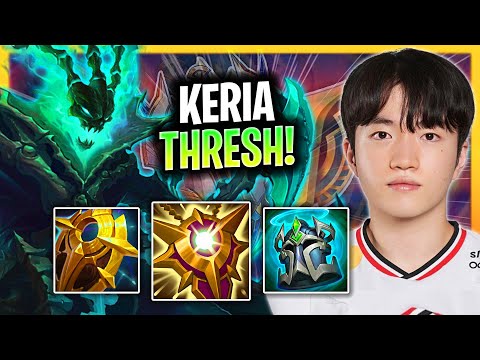 KERIA IS READY TO PLAY THRESH SUPPORT! | T1 keria Plays Thresh Support vs Sona!  Season 2025