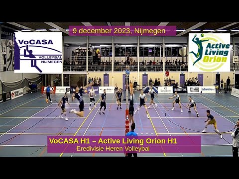 2023-12-09 VoCASA - Active Living Orion (big points) Eredivisie Heren Volleybal