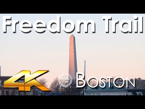 【4K⁶⁰】Boston Freedom Trail Tour