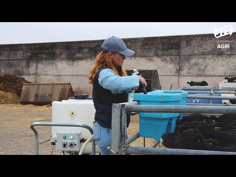 Melketralle m/mikser og pumpe