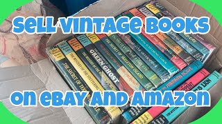 Sell Vintage Books On Ebay and Amazon FBA