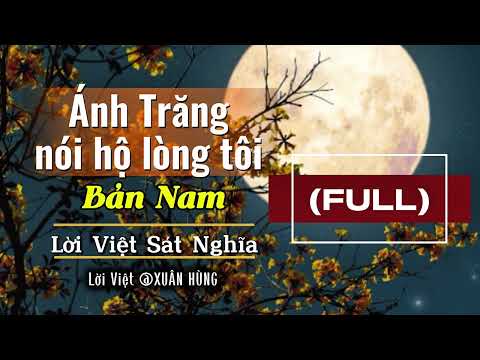 (FULL NAM) LỜI SÁT NGHĨA - ÁNH TRĂNG NÓI HỘ LÒNG TÔI (Xuân Hùng Vietsub)