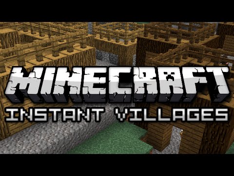 Minecraft: How To Make Instant Villages