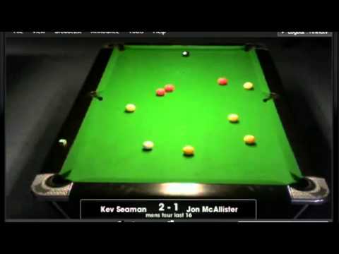EBPF Tour Finals 2013 Men's Last 16   Jon McAllister v Kev Seaman
