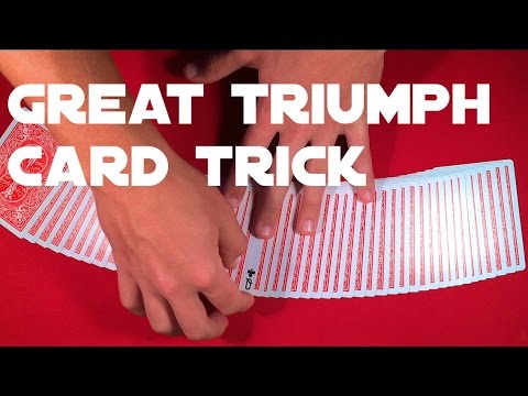 Amazing Triumph Card Trick Tutorial!