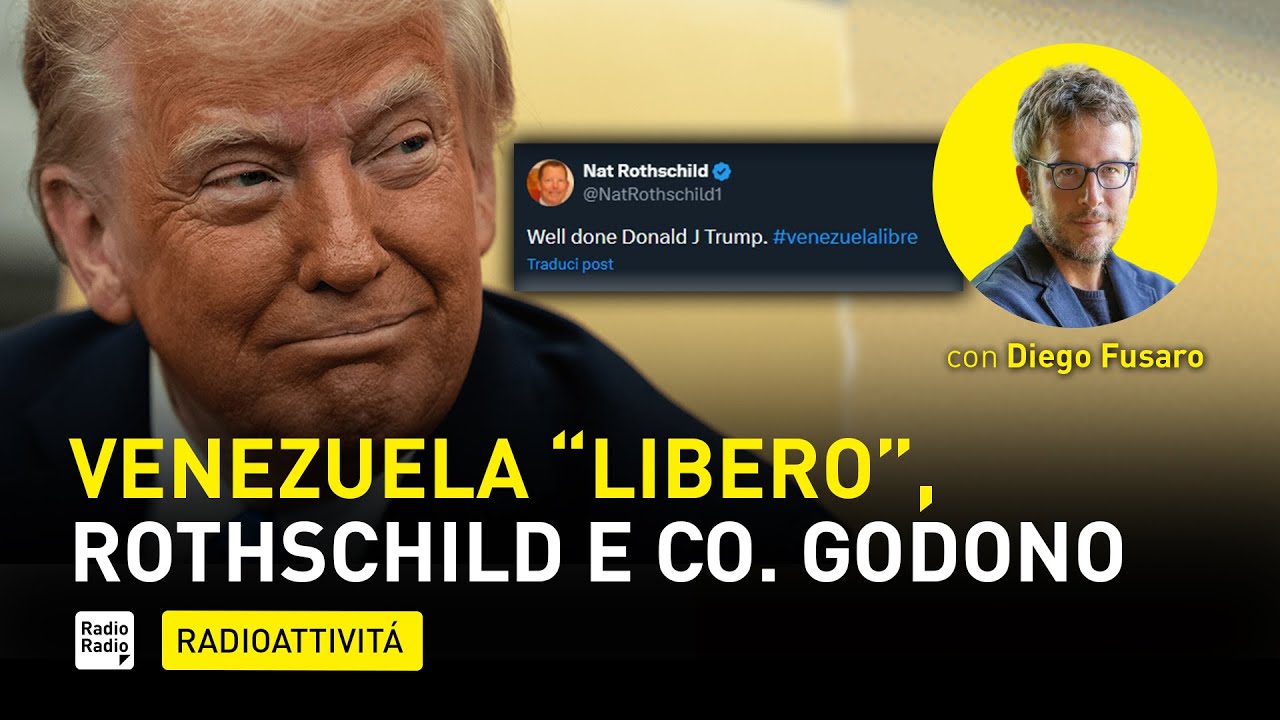 Trump esulta, i Rothschild brindano: la verità indicibile sul Venezuela
